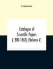Image for Catalogue Of Scientific Papers (1800-1863) (Volume V)