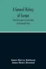Image for A General History Of Europe