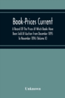 Image for Book-Prices Current; A Record Of The Prices At Which Books Have Been Sold At Auction From December 1895 To November 1896 (Volume X)