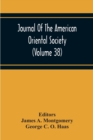 Image for Journal Of The American Oriental Society (Volume 38)