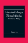 Image for International Catalogue Of Scientific Literature; Third Annual Issue (M Botany)