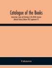 Image for Catalogue Of The Books, Manuscripts, Maps And Drawings In The British Museum (Natural History) (Volume Viii) Supplement P-Z