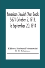 Image for American Jewish Year Book 5674 October 2, 1913, To September 20, 1914