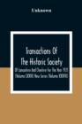 Image for Transactions Of The Historic Society Of Lancashire And Cheshire For The Year 1921 (Volume Lxxiii) New Series (Volume XXXVII)