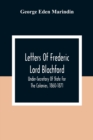 Image for Letters Of Frederic Lord Blachford