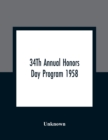 Image for 34Th Annual Honors Day Program 1958