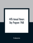 Image for 44Th Annual Honors Day Program 1968