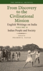 Image for Indian People and Society: From Discovery to the Civilizational Mission: English Writings on India, The Imperial Archive, Volume 2