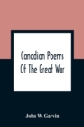 Image for Canadian Poems Of The Great War