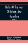 Image for History Of The Town Of Durham, New Hampshire