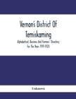 Image for Vernon&#39;S District Of Temiskaming