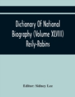 Image for Dictionary Of National Biography (Volume Xlviii) Reily-Robins
