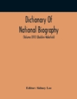 Image for Dictionary Of National Biography (Volume Lviii) Ubaldini-Wakefield