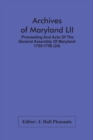 Image for Archives Of Maryland LII; Proceeding And Acts Of The General Assembly Of Maryland 1755-1756 (24)
