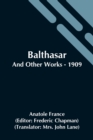 Image for Balthasar; And Other Works - 1909