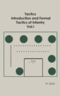 Image for Tactics, Introduction and Formal Tactics of Infantry Vol.I