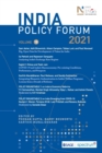 Image for India Policy Forum 2021Volume 18