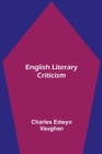 Image for English literary criticism