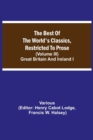 Image for The Best of the World&#39;s Classics, Restricted to Prose (Volume III) Great Britain and Ireland I