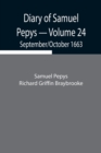 Image for Diary of Samuel Pepys - Volume 24 : September/October 1663