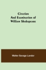 Image for Citation and Examination of William Shakspeare