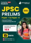 Image for JPSC Prelims Exam (Paper I &amp; II) Exam 2023 (English Edition) - 15 Full Length Mock Tests (1000 Solved Questions) with Free Access to Online Tests