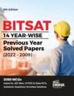 Image for Bitsat 14 Yearwise Previous Year Solved Papers (2022 - 2009)