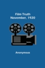 Image for Film Truth; November, 1920