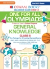 Image for Oswaal One For All Olympiad Previous Years&#39; Solved Papers, Class-6 General Knowledge Book (For 2023 Exam)
