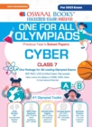 Image for Oswaal One For All Olympiad Previous Years&#39; Solved Papers, Class-7 Cyber Book (For 2023 Exam)