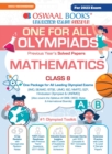 Image for Oswaal One For All Olympiad Previous Years&#39; Solved Papers, Class-8 Mathematics Book (For 2023 Exam)