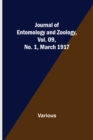 Image for Journal of Entomology and Zoology, Vol. 09, No. 1, March 1917