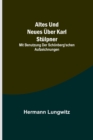 Image for Altes und Neues uber Karl Stulpner; mit Benutzung der Schoenberg&#39;schen Aufzeichnungen