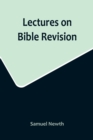 Image for Lectures on Bible Revision
