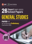 Image for Upsc 2023 : General Studies Paper I: 26 Years Solved Papers 1997-2022 by Access