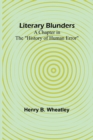 Image for Literary Blunders