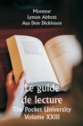 Image for Le guide de lecture The Pocket University Volume XXIII