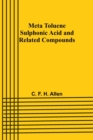 Image for Meta Toluene Sulphonic Acid and Related Compounds