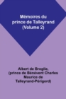 Image for Memoires du prince de Talleyrand (Volume 2)
