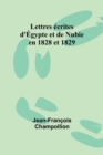 Image for Lettres ?crites d&#39;?gypte et de Nubie en 1828 et 1829