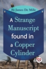 Image for A Strange Manuscript Found In A Copper Cylinder