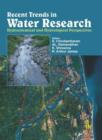 Image for Recent Trends in Water Research : Hydrochemical and Hydrological Perspectives