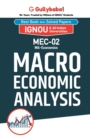 Image for MEC-02 Macroeconomic Analysis