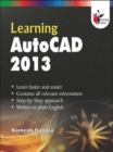 Image for Learning Autocad 2013