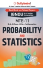 Image for Mte-11 Probability and Statistics