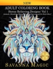 Image for Adult Coloring Book (Volume 1) : Stress Relieving Designs Animals, Mandalas, Flowers, Paisley Patterns And So Much More!