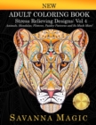 Image for Adult Coloring Book : (Volume 4 of Savanna Magic Coloring Books)