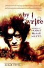 Image for Why I Write : Essays by Saadat Hasan Manto