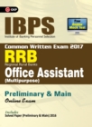 Image for IBPS RRB-CWE Office Assistant (Multipurpose) Preliminary &amp; Main Guide 2017