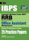 Image for IBPS RRB-CWE Office Assistant (Multipurpose) Preliminary 25 Practice Papers 2017